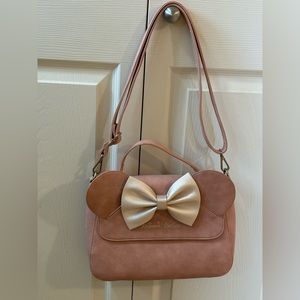 Disney Minnie Mouse crossbody bag with bow and ears(pink)